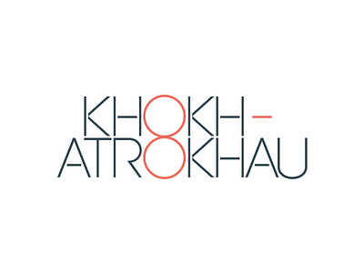 KHOKH-ATROKHAU atrokhau black clean crisp flat flat ui colors form logo minimal red simple ui