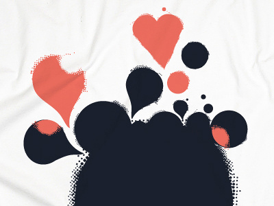 Madshirts abstract apparel art atrokhau black blue circle collage color colors concept creative custom cute design digital fashion fun graphic design heart illustration love portfolio t shirt