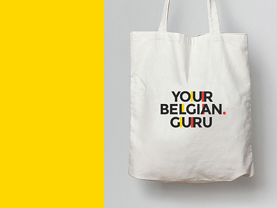 Your Belgian Guru atrokhau belgium clean crisp design flat logo minimal minimalist simple type typography