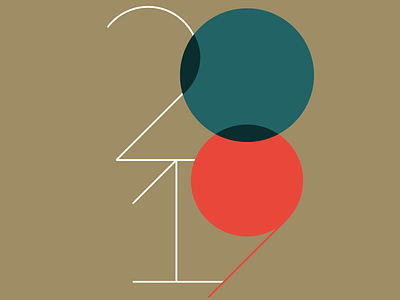 2019 colors design flat minimal typo typografic vector