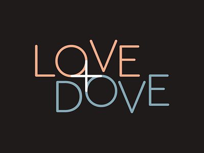 Love Dove atrokhau branding clean concept creative crisp design digital flat geometric identity logo logotype minimal minimalist portfolio simple type typo typography