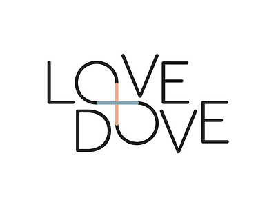 Love Dove atrokhau brand identity branding clean concept creative crisp design digital flat geometric logo logotype minimal minimalist simple type typo typography vector
