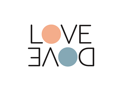 Love Dove atrokhau brand identity branding clean color creative crisp design digital flat geometric logo logotype minimal minimalist simple type typo typography vector