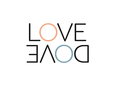 Love Dove atrokhau brand identity branding clean creative crisp custom design digital flat geometric logo logotype minimal minimalist simple type typo typography vector