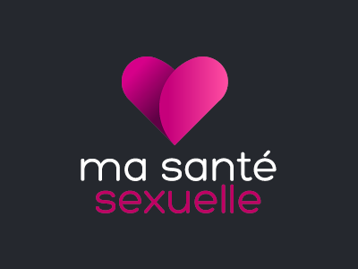 MA SANTE SEXUELLE atrokhau branding form heart logo logotype sex