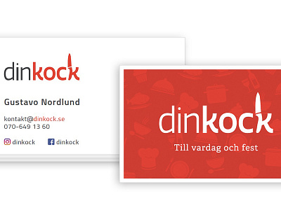 dinkock - Visitkort, logotyp business card logo