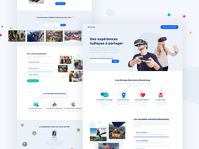 Boomrang - Landing Page