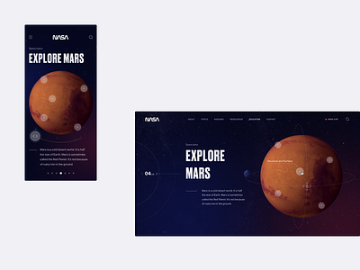 NASA - Explore Mars Animation by Dimitri Allanic on Dribbble