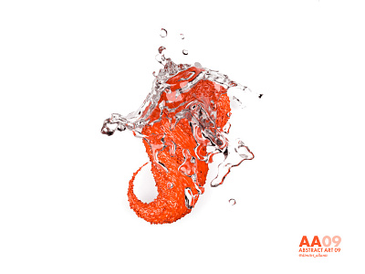 Abstract Art 09 3d abstract arnold art c4d cinema 4d design graphism graphisme liquid tentacle water