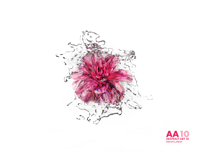 Abstract Art 10 3d abstract arnold art c4d cinema 4d crystals design flower graphism graphisme liquid rose water