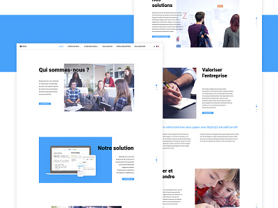 Website redesign - Myscript branding company design digital graphism interface ui ui design ui ux website