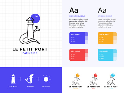 Branding - Petit Port branding graphism logotype minimalism visual identity