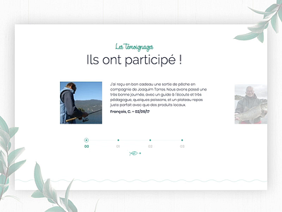 Centre de Pêche animation art direction design illustration logo newquest ui ux web website