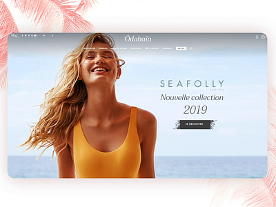 Odabaïa - Website art direction branding design newquest ui ux visual identity web website