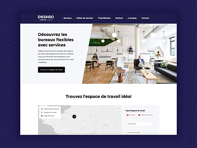 Deskeo design designinterface interface interfacedesign newquest slide slider ui ux web website