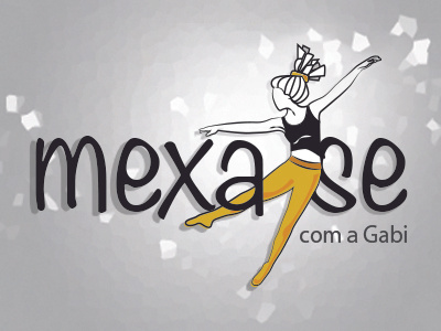 Logo de personal | mexa-se dance identity branding illustration logo workout