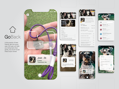 GoBack - Pet Collar animal app design pet pets ui