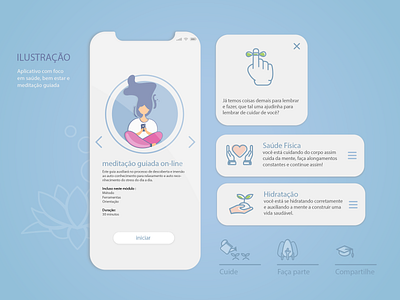 Mental Healthcare app design design icon illustration ui