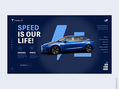 Speed is our life! branding design ui