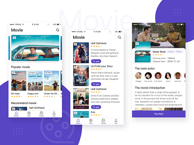 A Movie app display