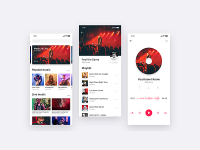 Music App app ui