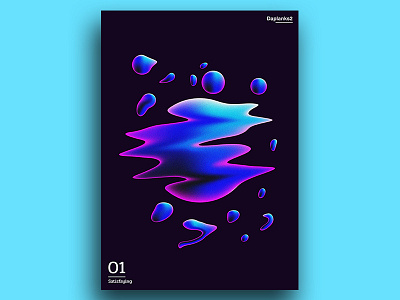 01 - Satisfaying Poster 80s gradients liquify round satisfaying vapowave