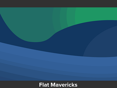 Mavericks Background background colors flat isometric mavericks osx