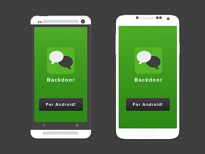 Backdoor For Android android backdoor coming soon green htc one