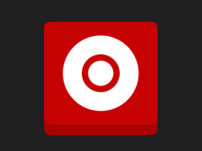 Target Icon app icon icon ios minimalist psd red target