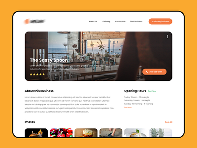 Startup Business beautiful bootstrap 4 business clean clean ui minimal mockup restaurant startup template ui ux website yellow