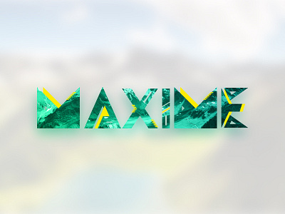 Logo Maxime graphic design logo maxime