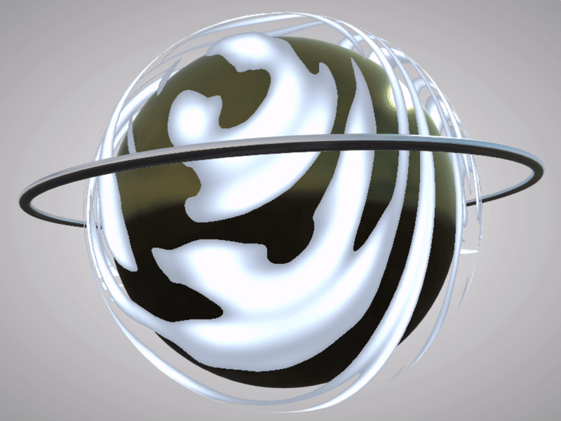Bubble Zebra 3d art animation app coding design generative glsl web webgl