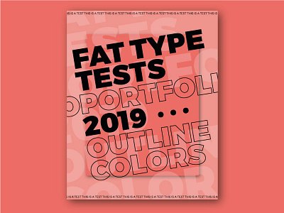 FAT TYPE design illustrator type typeface typography webdesign