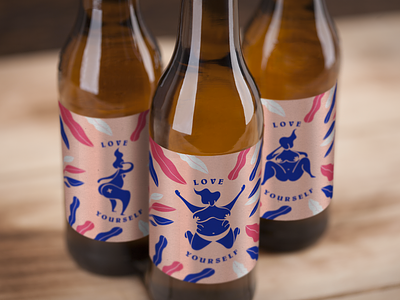 Girls love beers ! beers chubb girl girl illustration packaging women