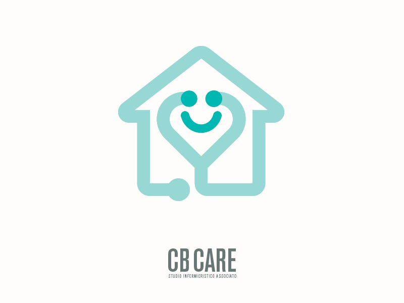 HomeCare brand design gif heart home care illustrator logo smile
