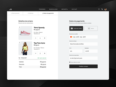 Credit Card Checkout | Daily UI #002