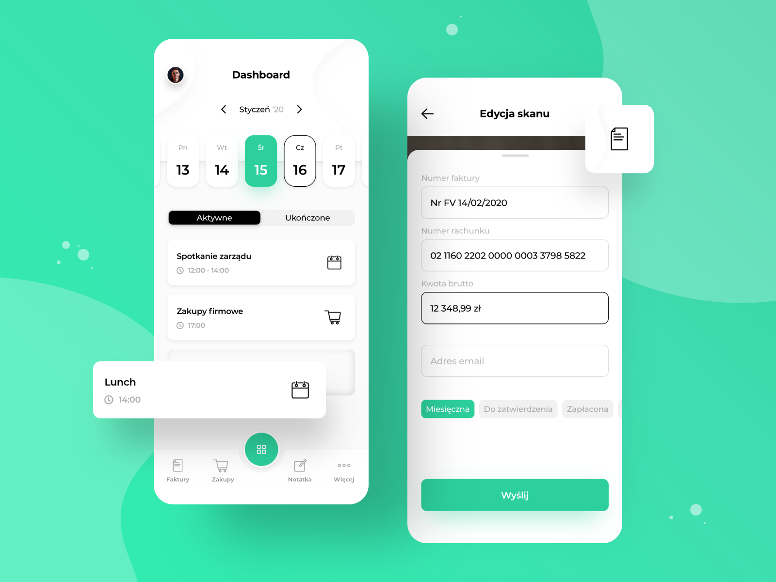 Tivano App - Dashboard by Patryk Szymański for App'n'roll on Dribbble