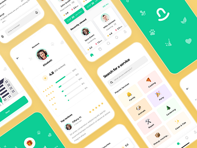 Elvin App - screens