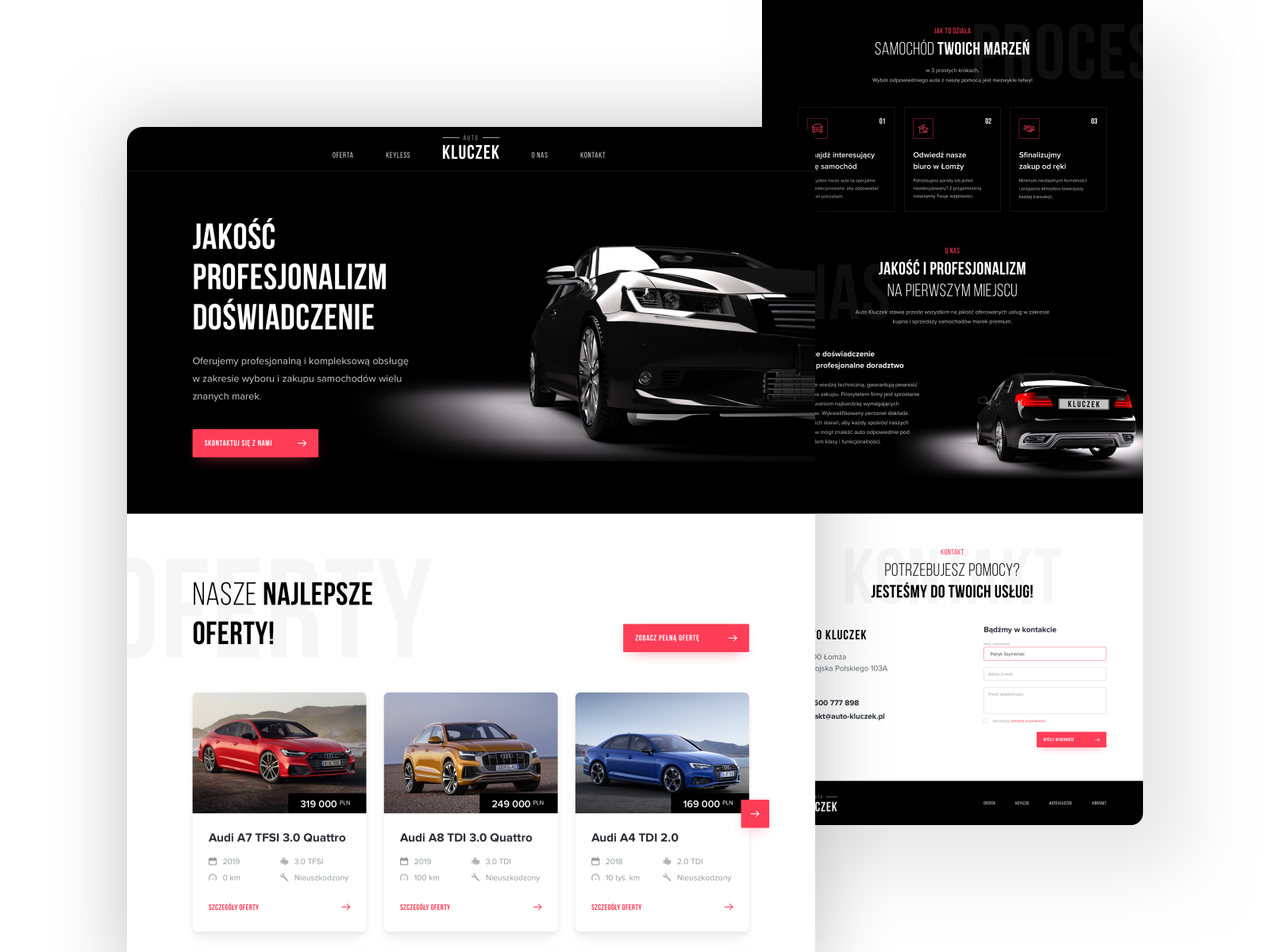 Car Dealer Website 🚗 by Patryk Szymański on Dribbble