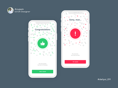 Flash Messages challenge accepted clean design clean ui concept design dailyui011 dailyuichallenge flash important interactive design messages mobile app design mobileappdesign newconcept page design solid color solidcolor sorry success uiinspirations userfriendly
