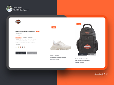 E-Commerce Shop (Single Item) challenge accepted clean design concept design dailyui012 dailyuichallenge dailyuipost dailyuiux design app interactive design newconcept newideation online shopping uicolor uidesign uiinspirations uisolid web web design webuiuxdesign