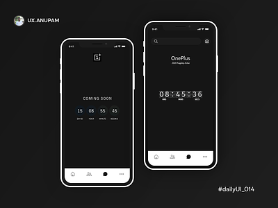 Countdown Timer challenge accepted clean design cleandesign concept design conceptual countdown timer dailyui014 dailyuichallenge interactive design mobile app design navigation newconcept newcontent newdesign newideas onleplus simplesolutions uidesign uiinspirations userfriendly