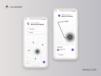 Location Tracker App Design challenge accepted clean design clean ui cleanui concept design dailyui020 dailyuichallenge interactive design location app mobile app design newconcept newdesign newideas newproducts simple design simplesolutions smartlife track uiinspirations userfriendly