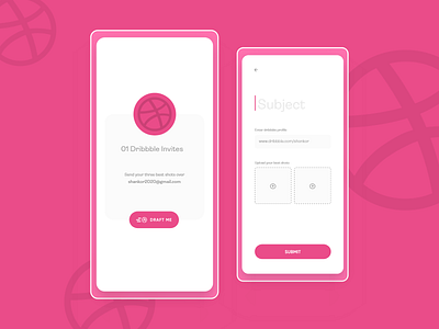 Free Invite to Dribbble for a Unique designer