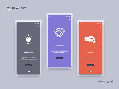 Onboarding Design 100 day project 100daychallenge challenge accepted clean design cleandesign concept design dailyui023 dailyuichallenge dailyuiuxpost interactive design mobile app design newconcept newdesign newideas newproducts simpledesign simplesolutions uidesign uiinspirations userfriendly