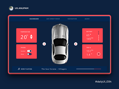 Car Interface Design 100 day challenge 100 day project 100daychallenge 100days car interface challenge accepted clean design concept design dailyui034 dailyuichallenge experience design interactive design mobile app design newconcept smartcar uidesign uiinspirations user experience user interface design userfriendly