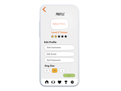 Dog E Data, UI Design animal app brand branding design fitbit form googi interactive mobile pet profile settings typography ui ux