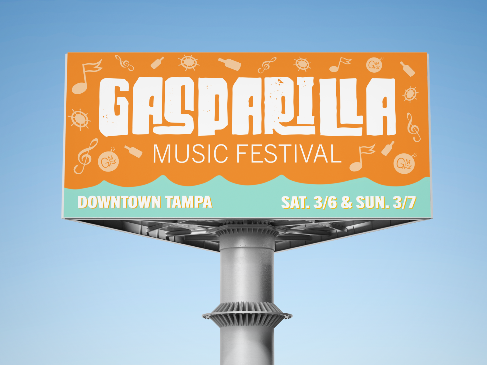 Gasparilla Music Festival - Billboard by Colby Clites on Dribbble