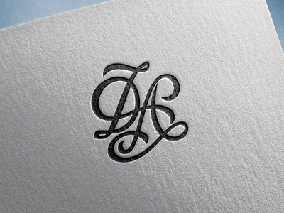 D&A Monogram adobe illustrator adobe photoshop handlettering lettering logo logo design logotype monogram monogram letter mark monogram logo