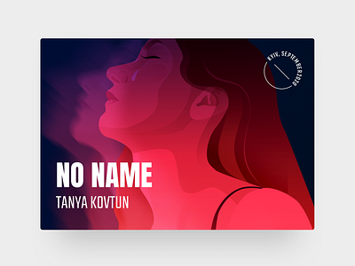 NO NAME track illustration blue design illustration music music app music art music cover music track pink ui vector